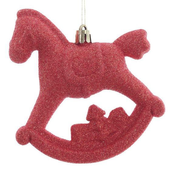 Набор из 2шт, Украшение новогоднее &quot;Лошадка&quot;, L11 W5 H10 см