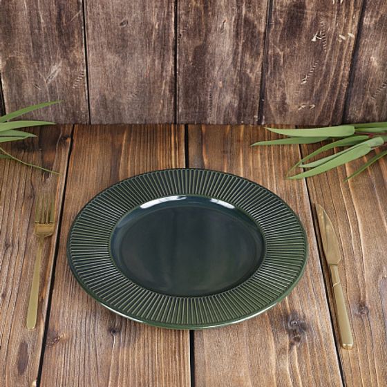 Тарелка десертная EMERALD GREEN 22см