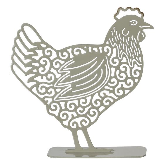 Фигурка декоративная &quot;Курица&quot;, L17 W3,5 H18 см