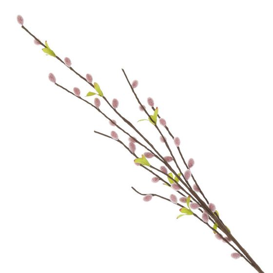 Ветка искусственная &quot;Верба&quot;, L16 W6 H92 см