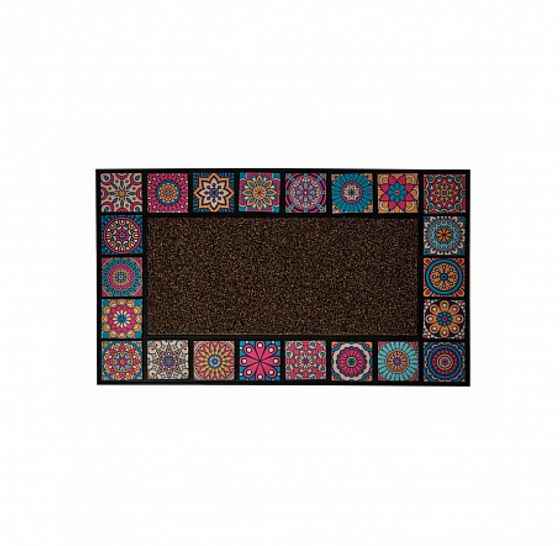 Коврик придверный MOSAIC QUADRO violet 76Х45 см