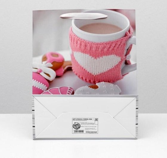 !09 Пакет (набор 4 штуки) ламинированный "For girl" 26 x 32 x 12 см.