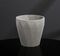 !09 Кашпо из гипса «Полигональ», серое, 10,5 х 11 см, 0,5 л