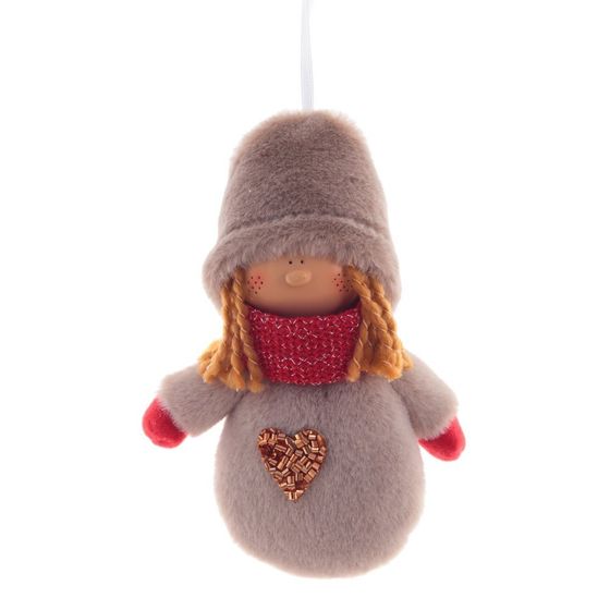 Украшение новогоднее &quot;Девочка&quot;, L9 W4 H16 см, 3в.