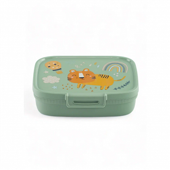 Контейнер пищевой SNAP BOX зеленый 1.3л прямоугольный