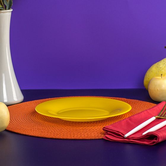 Тарелка десертная AMБИАНТЭ ЙЕЛЛОУ 19см