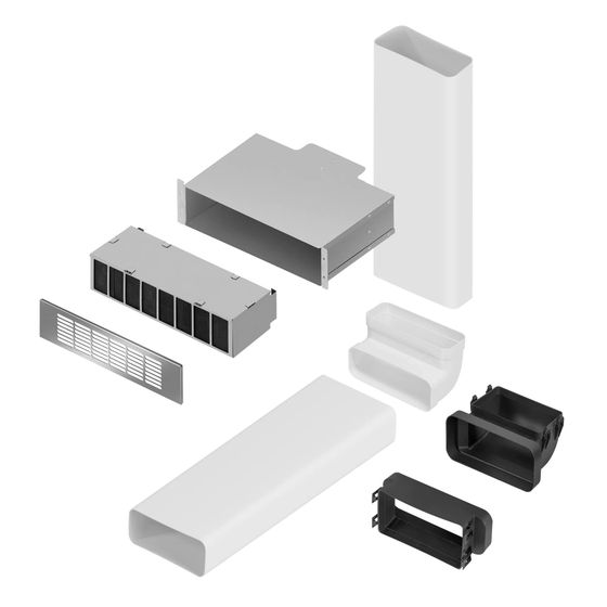 Комплект воздуховодов Maunfeld MIDS604 с фильтром CF312MW (для ПАНЕЛИ MIHC604SF2BK)