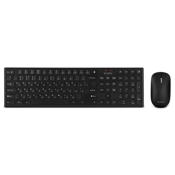 Клавиатура+мышь Sven KB-C2550W беспроводной чёрный (SV-021672)