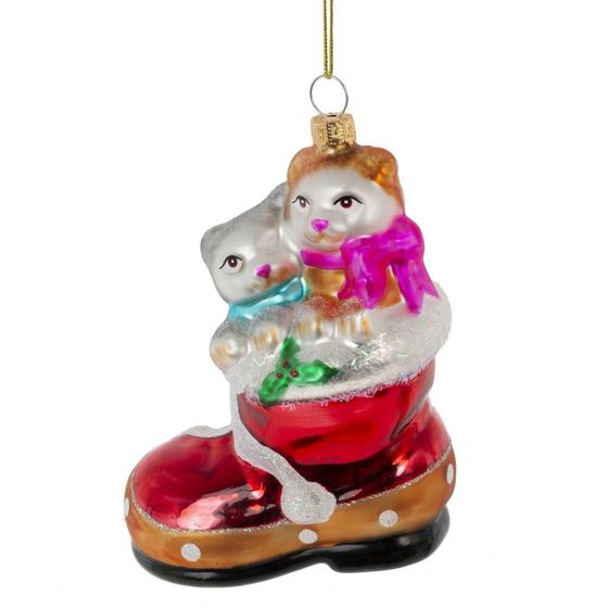 Украшение новогоднее "Котики", L9 W6 H12 см