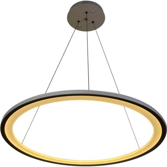 Светильник подвесной светодиодный Stilfort 2087/91/01C Hoop, 1х45Вт, LED, 800х800х1200 мм, пульт ДУ, 3000-6500К, 6300Лм, цвет серый