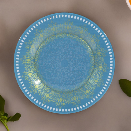 Тарелка десертная BAGATELLE TURQUOISE 19.5см