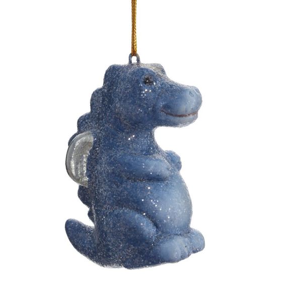 Фигурка декоративная &quot;Дракон&quot;  (блок 12шт), L5,5 W3,5 H7 см, 4в.