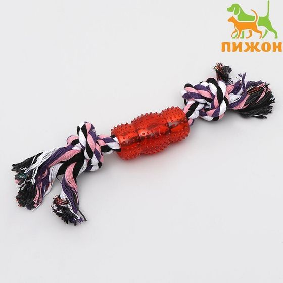 Игрушка тренировочная канатная &quot;Леденец&quot;, микс цветов
