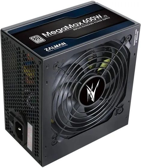 Блок питания 600W ATX Zalman ZM600-TXII V2 80+ (20+4pin) APFC 120mm fan 8xSATA RTL