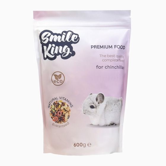 Корм Smile King премиум для шиншиллы, 600 г