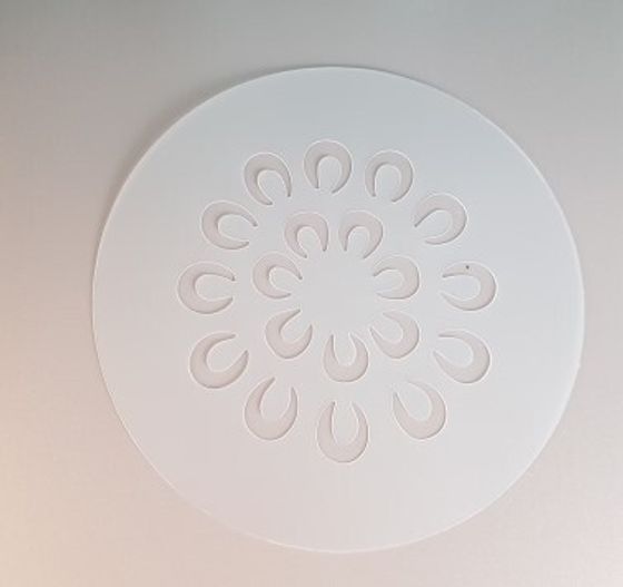 !09 Комплект из 4 трафаретов для украшения торта 15/20/25/28 см