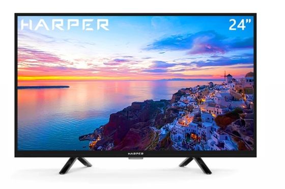 Телевизор LED 24&quot; Harper 24R490TS черный SmartTV