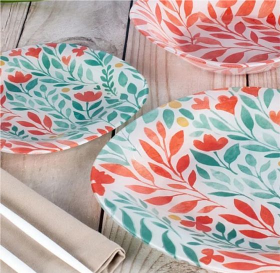 Набор столовый ALVIS RED 18пр