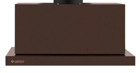 Вытяжка встраиваемая Gefest  ВО 4501 К4 коричневый/коричневое стело управлнение: ползунковое1М