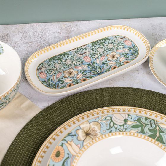 Набор суповых тарелок FLOWERS 6шт 21.8см