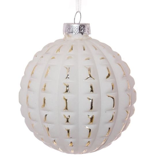 Украшение новогоднее Шар "Винтаж", D 8 см, L8 W8 H8 см, 2в.