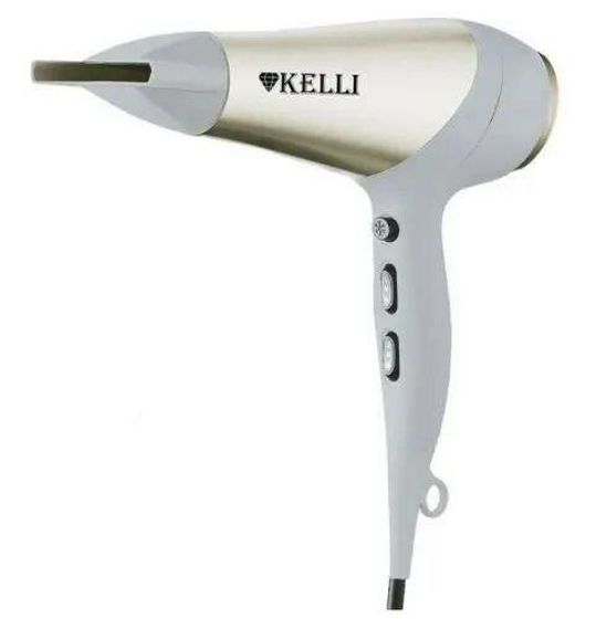 Фен Kelli KL-1125 2400Вт белый/золотистый