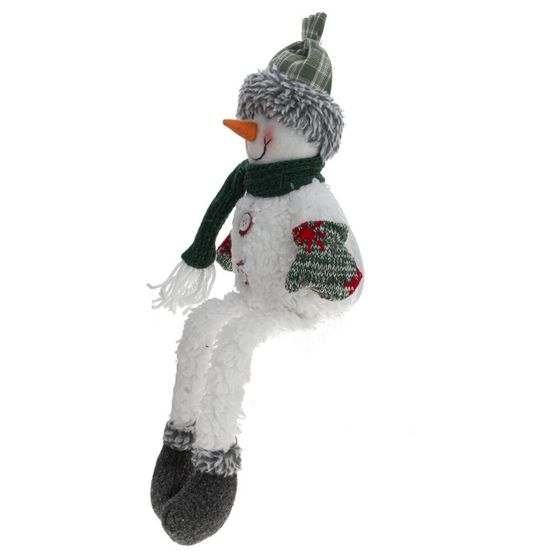 Игрушка набивная &quot;Снеговик&quot;, L13 W7 H45/18 см, 2в.