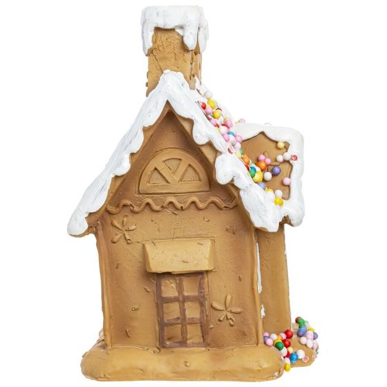 Фигурка декоративная с подсветкой &quot;Домик&quot;, L10 W8,5 H12,5 см, 2в.