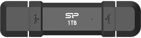 Внешний SSD 1TB Silicon Power USB-C SP00UC3S72V1K DS72 1.8&quot; черный USB-A
