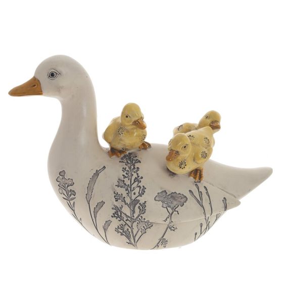 Фигурка декоративная &quot;Утка с утятами&quot;, L19 W10 H14 см