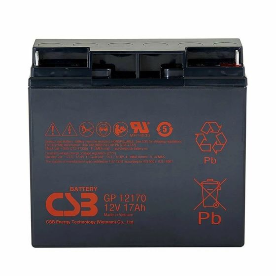 Батарея для ИБП CSB GP12170 B3 мощность 12В емкость 17Ач