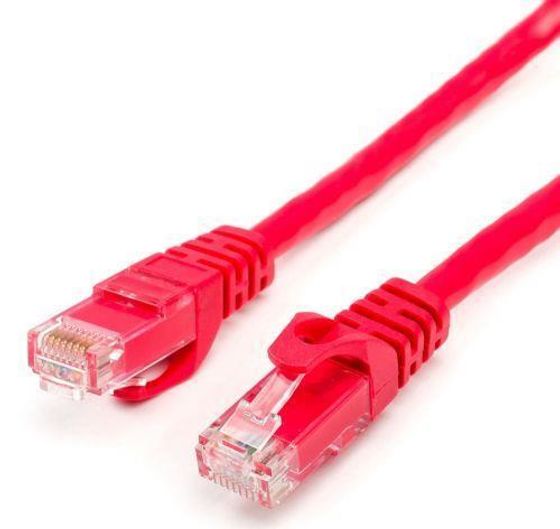 Патч-корд Atcom cat6 UTP 0.5M RED AT9219