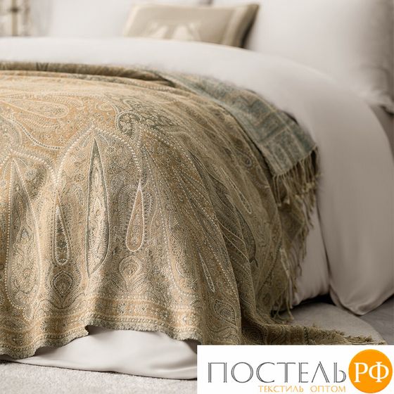 TOGAS Плед НАМИАС бежевый 140х200, 1пр, шерсть мериноса, 240 г/м2
