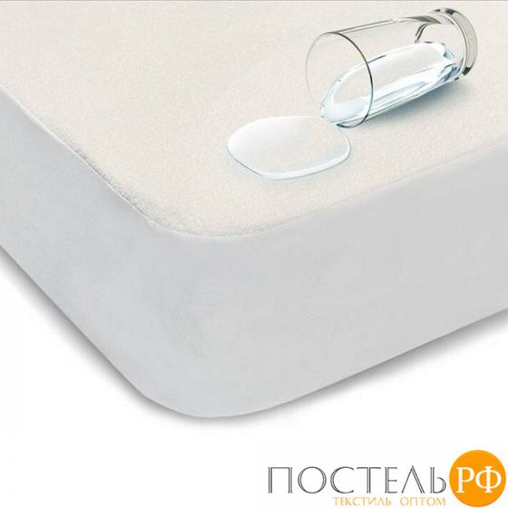 Простынь АкваСтоп Махра на резинке 100%хлопок (190гр/м2) 160x200+25