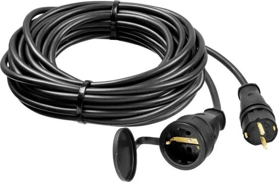 Удлинитель силовой Stayer 55026-10 3x1.5кв.мм 1розет. 10м КГ без катушки черный