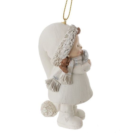 Фигурка декоративная подвесная "Девочка", L5 W5,5 H9,5 см, 2в.