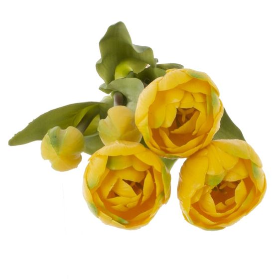 Цветы искусственные "Букет Тюльпанов" (Real Touch), L12 W11 H38 см