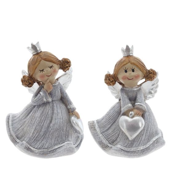 Фигурка декоративная &quot;Ангел&quot;, L5 W4 H7,5 см, 2в.