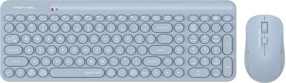 Клавиатура+мышь A4Tech Fstyler FG3300 Air беспроводной синий USB