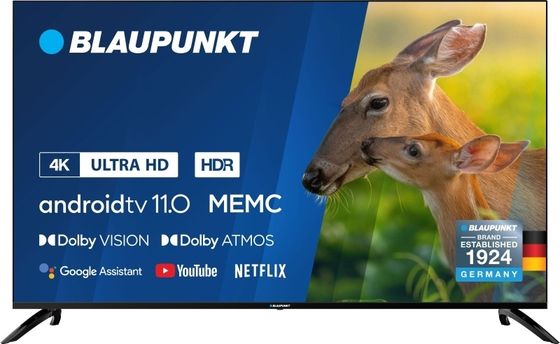 Телевизор LED 55&quot; Blaupunkt 55UGC6000T черный SmartTV Android безрамочный