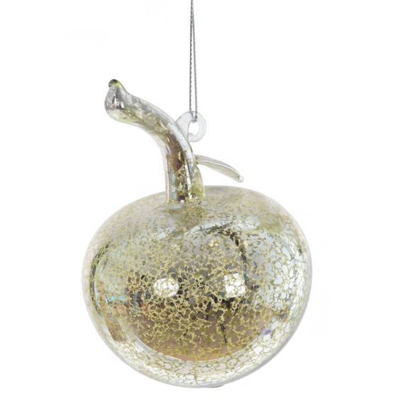 Украшение новогоднее "Яблоко/Груша", L7 W7 H13 см, 2в.