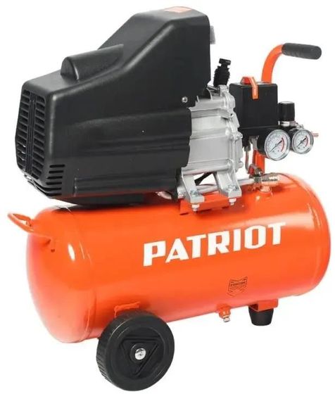 Компрессор масляный поршневой Patriot EURO 24-240K2 240 л/мин 8бар 1500Вт оранжевый