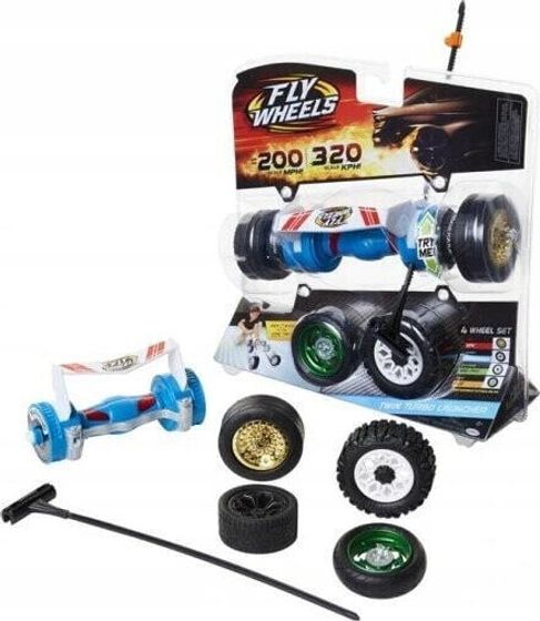 Jakks Pacific Jakks Pacific, 4 Tyres + Turbo Launcher, Jakks Pacific, Fly Wheels, Blue, For Boys For Boys