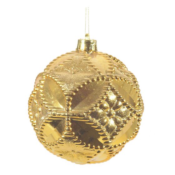 Набор из 2шт Украшение новогоднее Шар "Карнавальный дуэт", D 10 см, L20 W10 H10 см