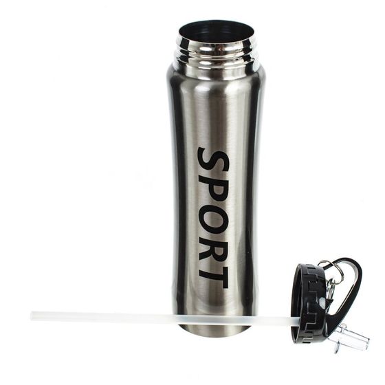 Термос, 650 мл, L8 W7 H28 см, дизайн микс