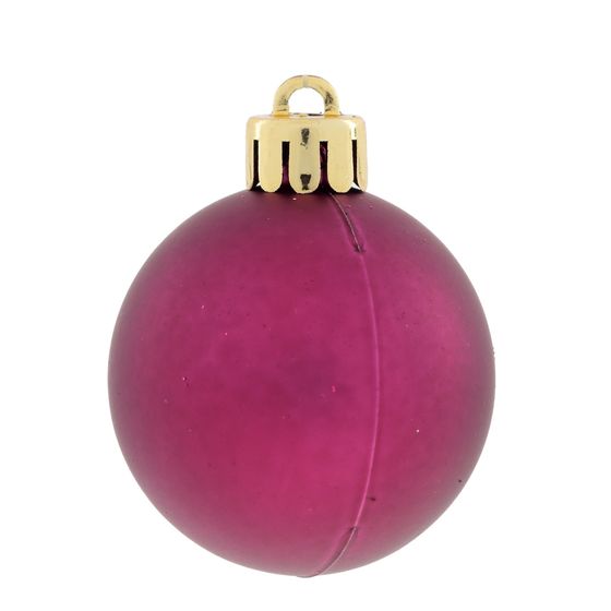 Набор из 25шт Украшение новогоднее "Шар", D 6/5/4/3 см, L14 W14 H26 см