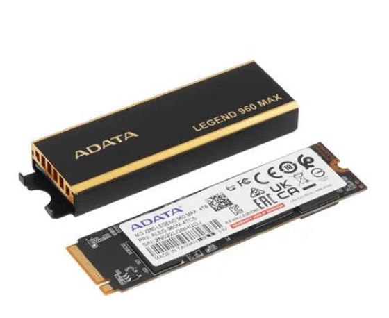 Накопитель SSD 4Tb A-Data PCI-E 4.0 x4 M.2 2280 ALEG-960M-4TCS Legend 960 Max