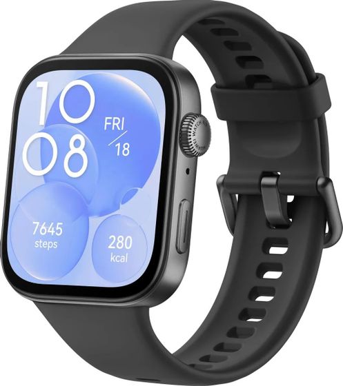 Смарт-часы Huawei WATCH FIT 3 SLO-B09 1.82&quot; 130-210мм черный (55020CEE)