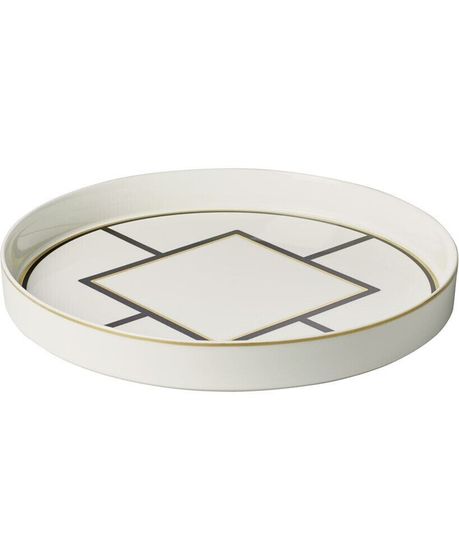 Metro Chic Round Decorative Tray