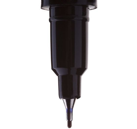 Маркер перманентный двухсторонний 1.0 мм/0.5 мм, Berlingo, чёрный (2 шт.)